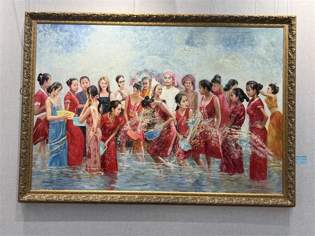 云南旅游,云南旅行社,云南團建公司,云南策劃公司,云南會議執行,西雙版納旅游,西雙版納旅行社,西雙版納團建公司,西雙版納策劃執行：在畫布上，看見心中的家鄉——“西雙版納·我的家”王劍坤油畫作品展開幕
